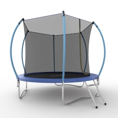 Батут с внутренней сеткой и лестницей EVO JUMP Internal 10ft (Blue)